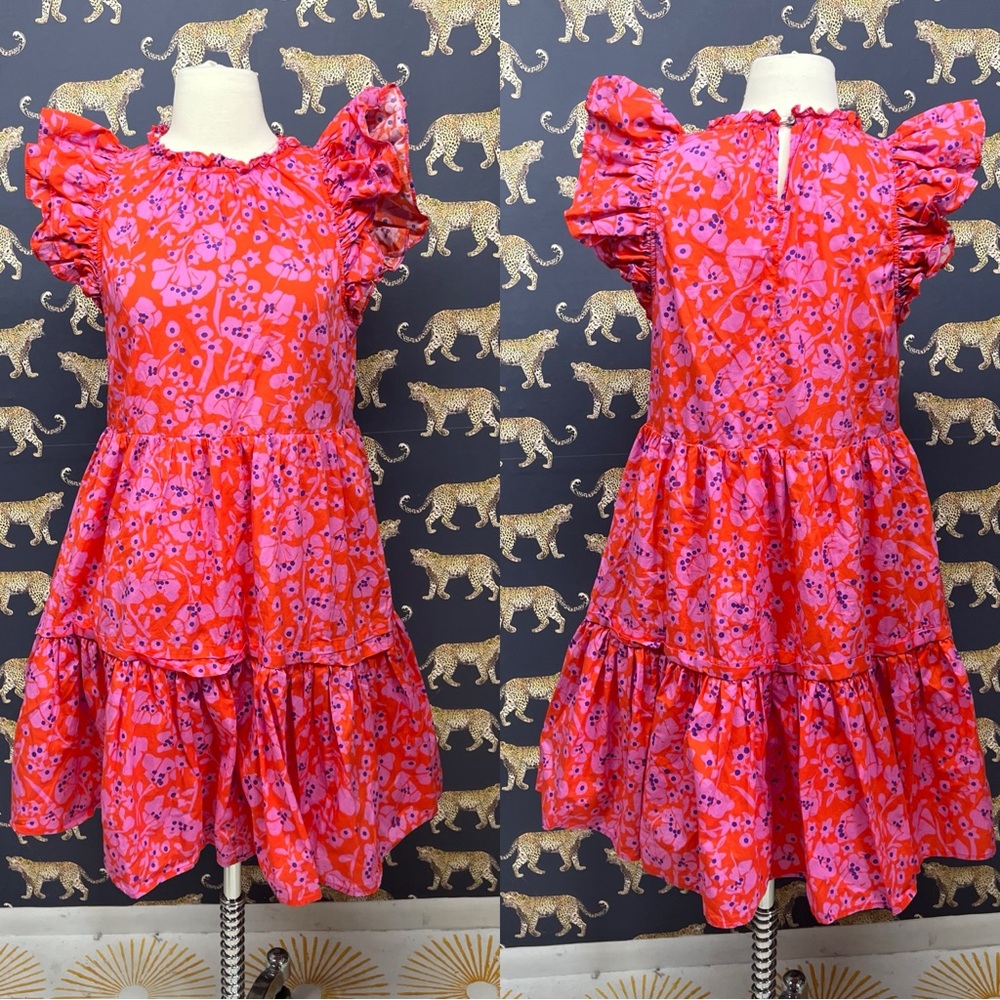Caballero Tier Floral Dress